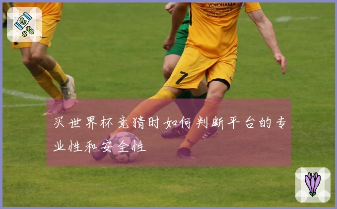 买世界杯竞猜时如何判断平台的专业性和安全性