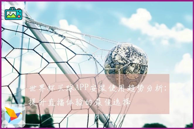 世界杯买球APP安装使用趋势分析：提升直播体验的最佳选择